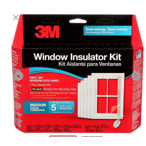 NEW 3M Indoor Window Insulator Kit - Picture 1 of 2